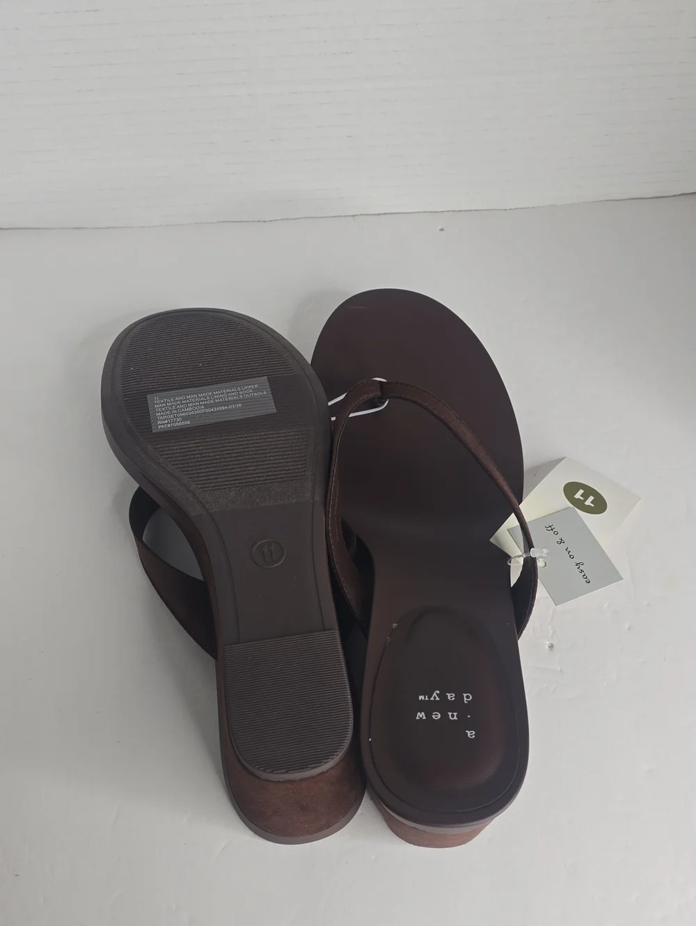 Women's Marina Wedge Sandals A New Day Size 11